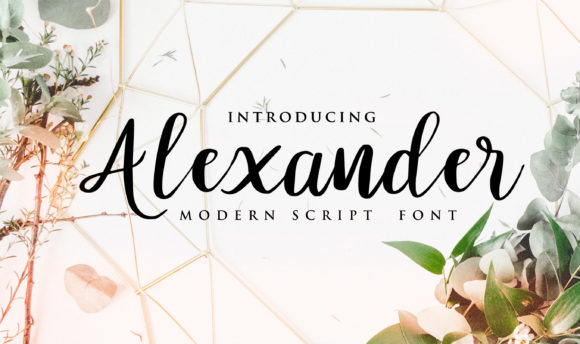 Alexander Font: Sweet & Delicate Script