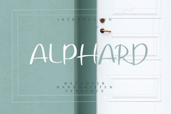 Alphard Font for Web Design