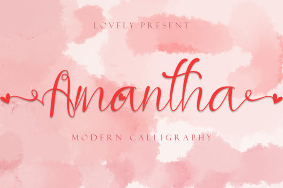 Amantha Font for Creative Makers