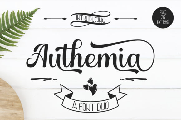Authemia Font for Stylish Design