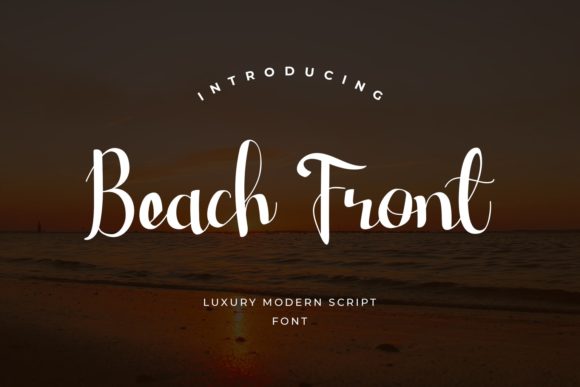 Beach Front Font for Stylish Design
