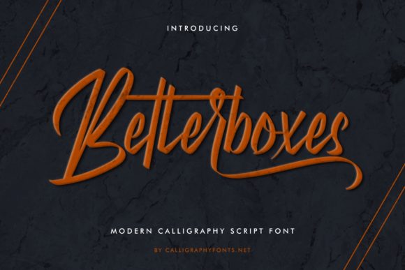 Betterboxes Font Review