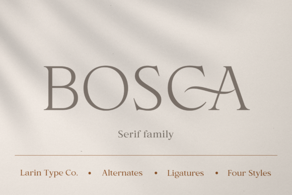 Bosca: Elegant Serif Font