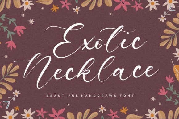 Exotic Necklace Font for Elegant Branding