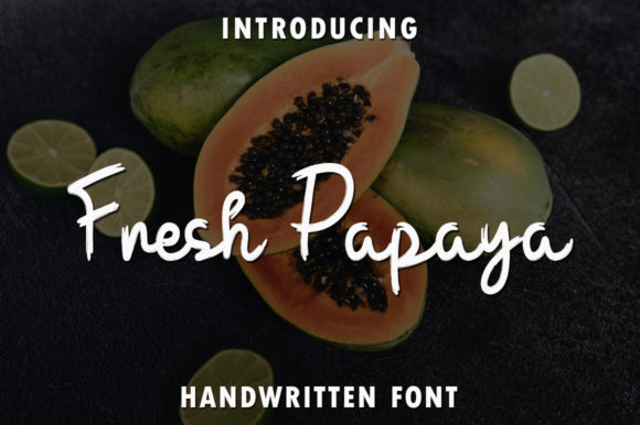Fresh Papaya Font for Business Branding