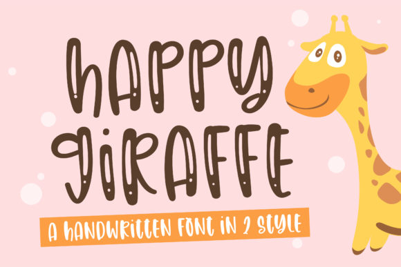 Happy Giraffe Font for Creative Projects