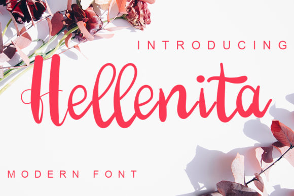 Hellenita Font: Vintage Script for Romantic Branding