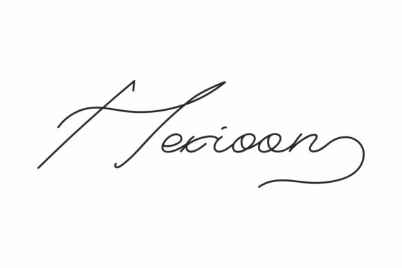 Hexioon Font for Web Design