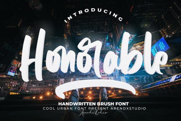 Honorable Font for Creative Brands