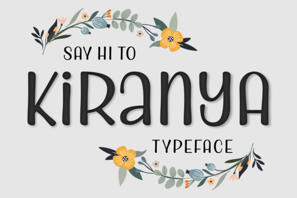 Kiranya Font for Creative Campaigns