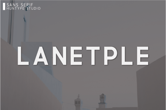 Lanetple: A Bold Font for Digital Campaigns