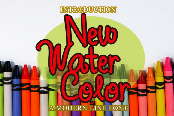 New Watercolor Font for Creative Brands