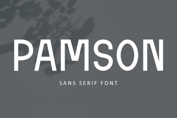 Pamson: A Bold Font for Digital Campaigns