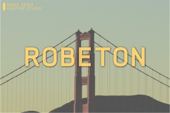 Robeton: A Bold Font for Business Branding