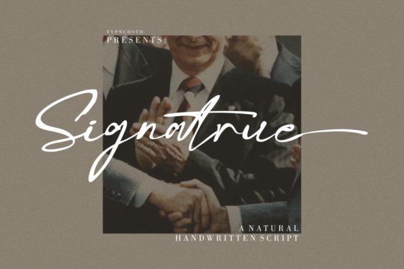 Signatrue Font for Professional Branding