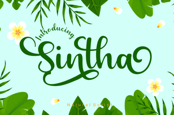 Sintha Font for Creative Makers