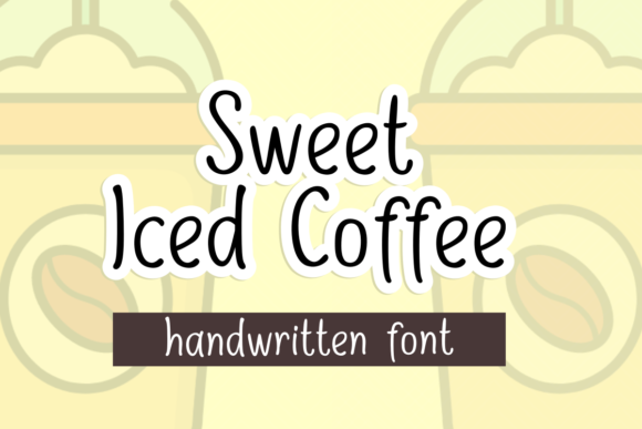 Sweet Iced Coffee Font for Creative Projects